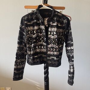 Embellished Black Jacket